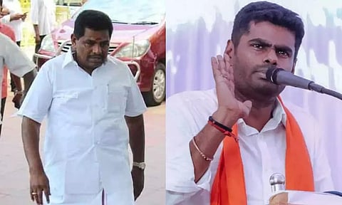 Anitha R Radhakrishnan;&nbsp; K Annamalai (File Photos)