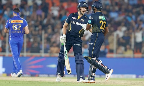 David Miller and Sai Sudarshan (Photo-X: @IPL)