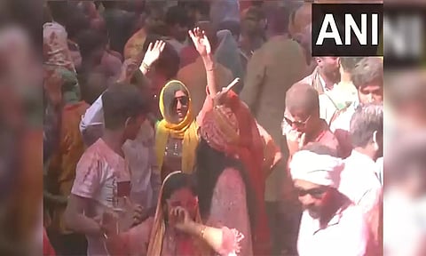 People celebrating Holi (ANI)