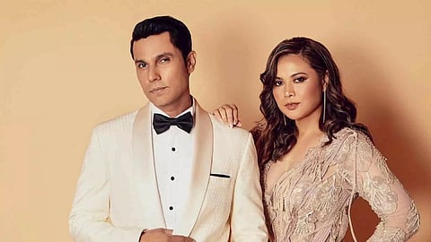 Randeep Hooda with Lin Laishram