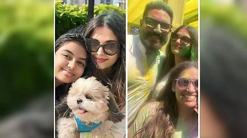 Abhishek Bachchan, Aishwarya Rai Bachchan and Aaradhya (Image: Instagram)