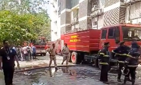 Fire breaks out in Mumbai biz park, at least 40 staffers rescued
