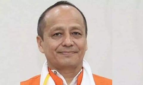 Manipur Education Minister Thounaojam Basantakumar Singh (PTI)