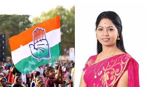 Congress Flag; Tamil Nadu Mahila Congress president Advocate R Sudha