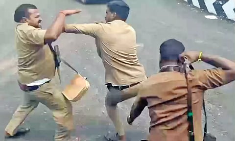 Screengrab of assault incident in Thanjavur
