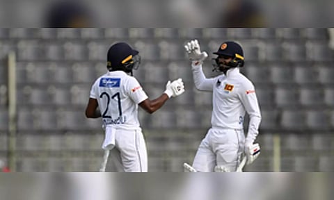 &nbsp;Dhananjaya de Silva, Kamindu Mendis (IANS)