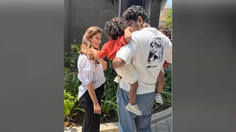 Nayanthara with her family (Photo/Instagram)