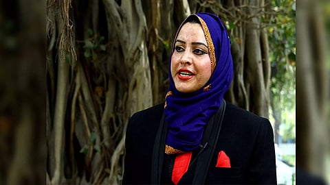Kashmiri activist Tasleema Akhtar (Photo/ANI)