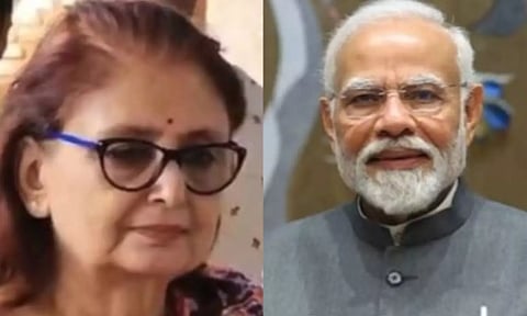 Amrita Roy, PM Modi&nbsp; (ANI)