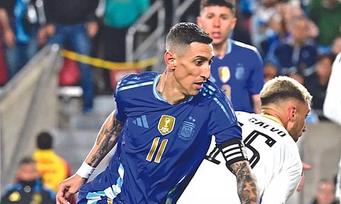 Di Maria scored the opener for Argentina