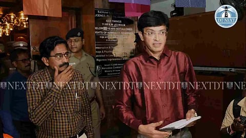 GCC Commissioner during a media interaction after he visited the Sekhmet pub for investigation. (Photo/Manivasagan N)