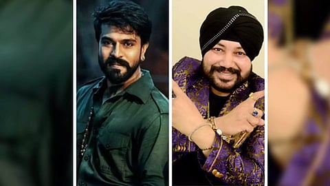 &nbsp;Ram Charan; Daler Mehndi (Photo/IANS)