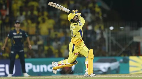 Sameer Rizvi (CSK) against GT(Photo/IANS)