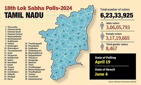 LS polls: 107 candidates finalised in Chennai Central, North and South constituencies