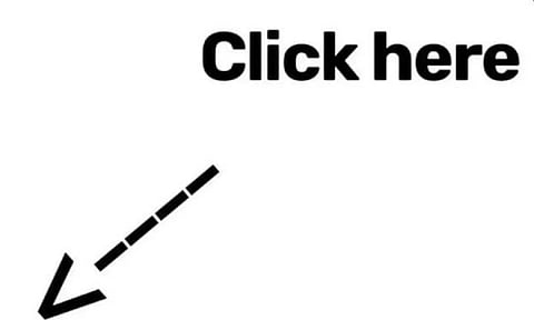 Click here trend (X)