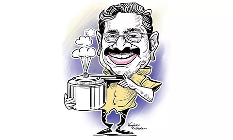 TTV Dhinakaran (Illustration: Varghese Kallada)