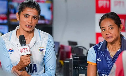 Savita Punia, Sushila Chanu (PTI)