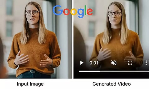 (L) Image given as source to 'VLOGGER' (R) Video generated as outcome (Image credits: X)