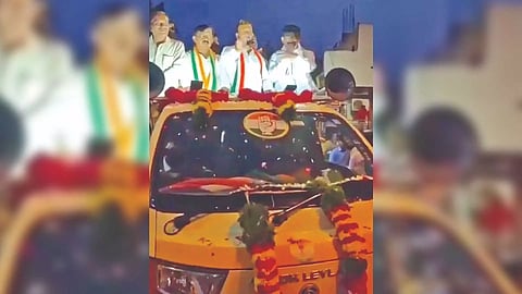 &nbsp;A video depicting Congress MP from Bengaluru Rural DK Suresh admonishing the police for allegedly blocking his vehicle during his campaign in Karnataka