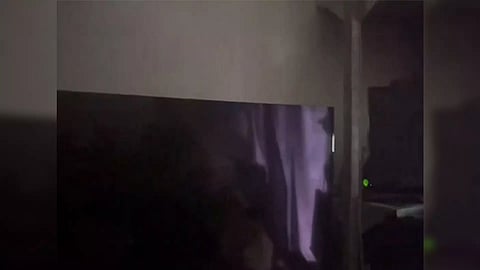 Screengrab of a video showing building shaking in Taipei. (Photo/CNA)