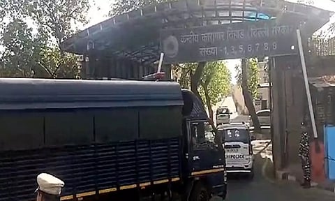 Kejriwal being brought to Tihar jail (File Photo/ANI)