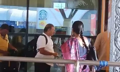 Rajiv Gandhi assassination case convicts were deported to Sri Lanka from Chennai. Screengrab from ANI