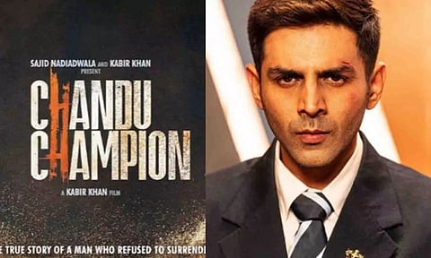 Chandu Champion Poster, Kartik Aaryan (Instagram)
