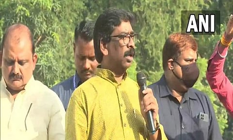 Former Chief Minister Hemant Soren (ANI)