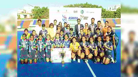 SAI Shakti Team crowned champions of Khelo India Sub- Junior Women's Hockey League(Photo/ANI)