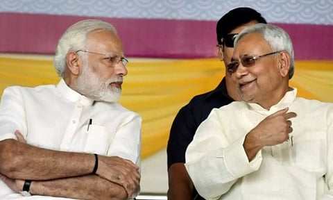 PM Modi &amp; Bihar CM Nitish Kumar (PTI)