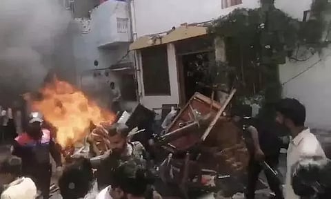 Church attacked in Pakistan's Faisalabad over blasphemy allegations (Image Credit: X/@BishopAzadM)