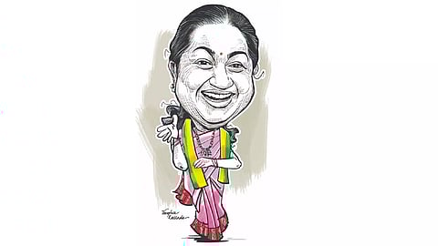 Raadhika Sarathkumar (Illustration/Varghese Kallada)&nbsp;