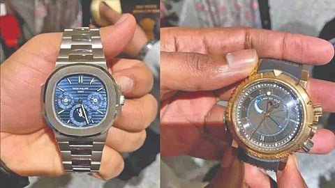 The watches that were seized in February