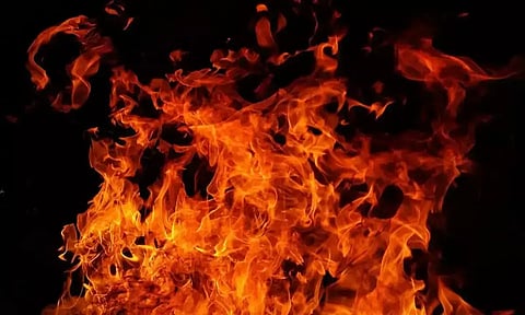 36 shops gutted as fire breaks out in Garjiya temple complex