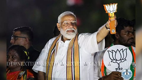 PM Modi's previous roadshow in Chennai