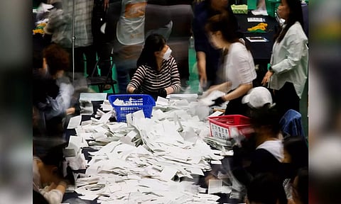 22nd parliamentary election in Seoul (Reuters)