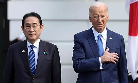 U.S. President Joe Biden and Japanese Prime Minister Fumio Kishida (Reuters)