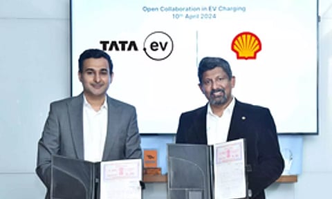 Tata Passenger Electric Mobility Ltd (TPEM) signed MOU Shell India Markets Private Limited (IANS)