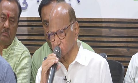 Former Maharashtra Chief Minister Sharad Pawar (ANI)