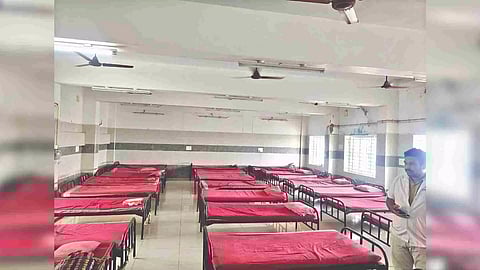 The empty beds at Government Ramanathapuram Medical College