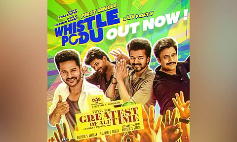 Whistle Podu song poster (Photo: X)