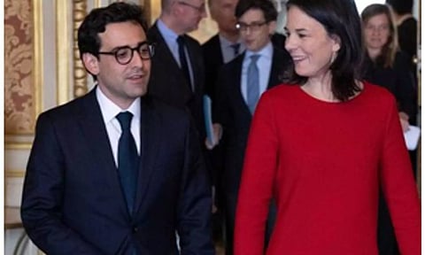 Stéphane Séjourné, Annalena Baerbock (IANS)