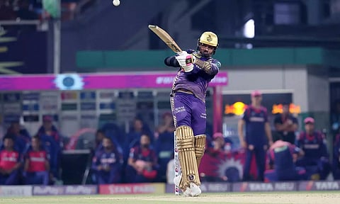 Sunil Narine during the match (Photo: X)