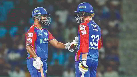 Rishabh Pant and Jake Fraser-McGurk of Delhi Capitals