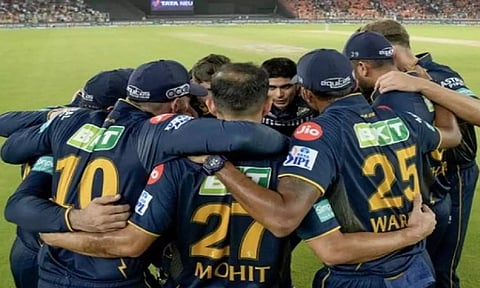 Team Gujarat Titans&nbsp; (ANI)&nbsp;