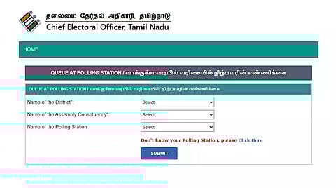 TN elections department's website for voters&nbsp;