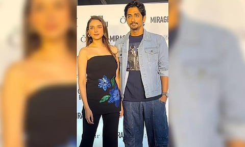 Aditi Rao Hyadri and Siddharth