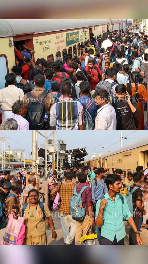 People travel to their home towns to cast their votes for the April 19 Lok Sabha elections.