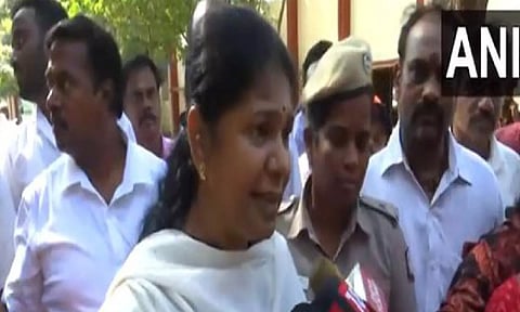 DMK Deputy General Secretary Kanimozhi Karunanidhi&nbsp;