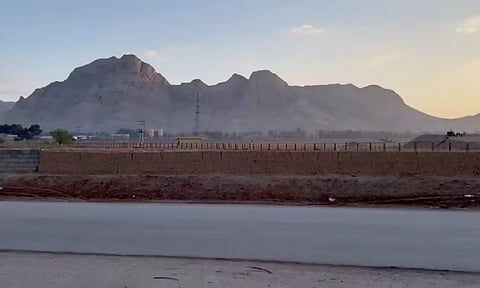 Military personnel stand guard at a nuclear facility in the Zardanjan area of Isfahan, Iran (Reuters)